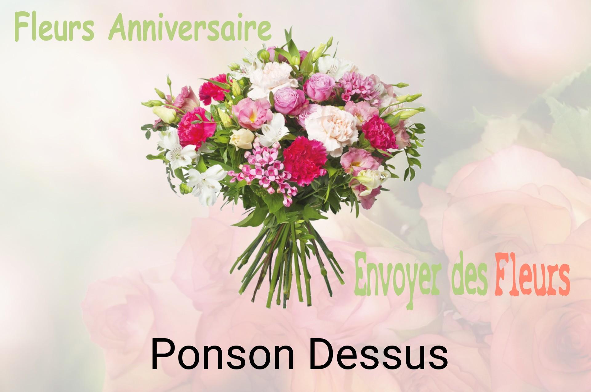 Bouquet de fleurs d’anniversaire livré à Ponson-Dessus