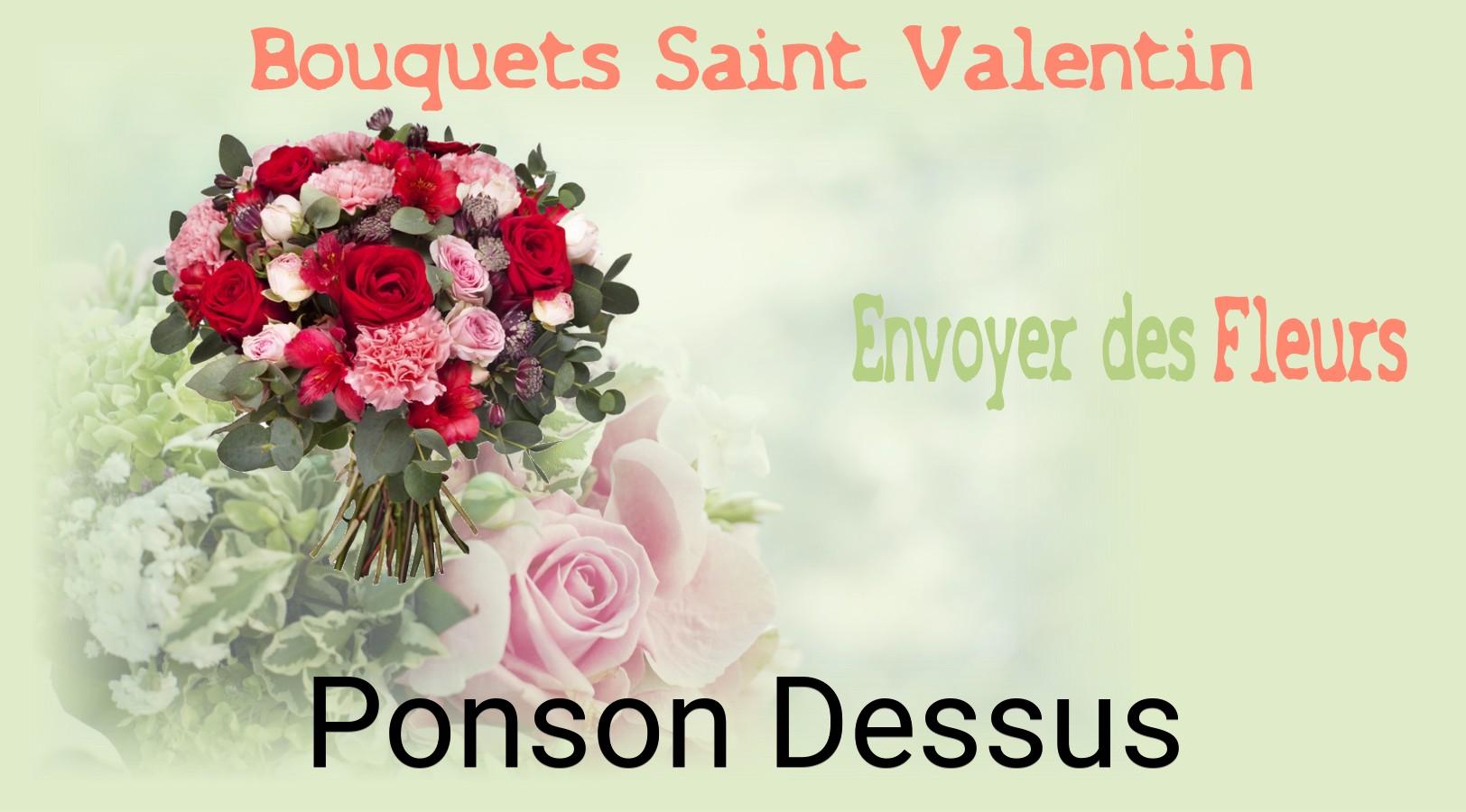 Roses de Saint-Valentin livrées à Ponson-Dessus